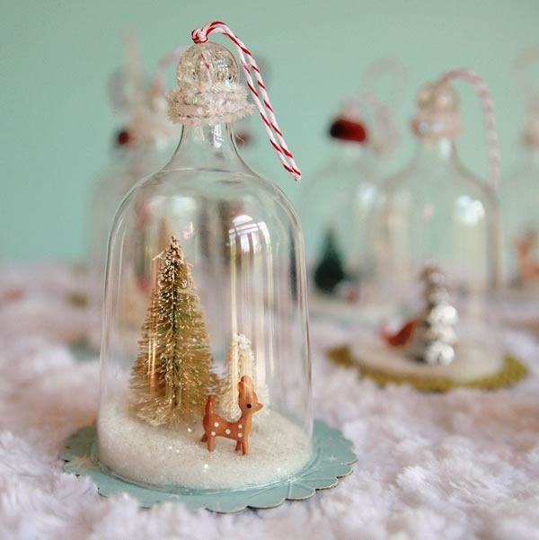 25 increibles  adornos de navidad hechos a mano - campanitas retro