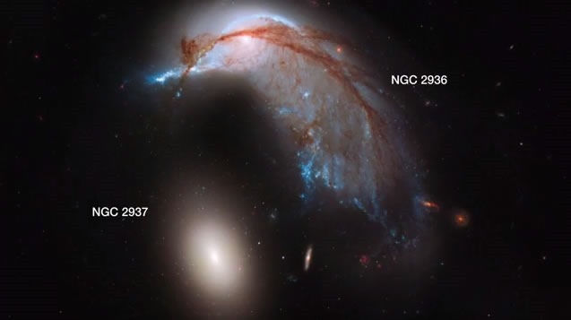 nasa-descubre-dos-galaxias-que-se-asemejan-a-un-pinguino-y-un-huevo