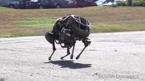 crean robot de cuatro patas que corre mas rapido que el hombre