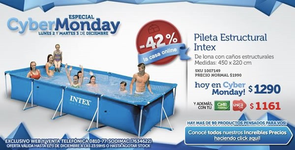 cyber monday sodimac 2013 argentina