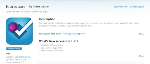 foursquare-iphone