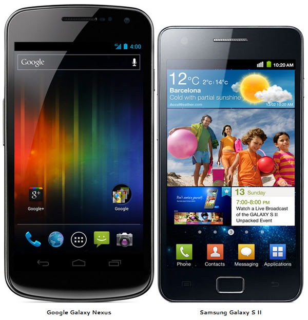 google-galaxy-nexus-versus-samsung-galaxy-s2 google-galaxy-nexus-versus-samsung-galaxy-s2