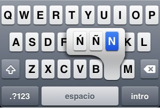 iphone-tecla-ñ