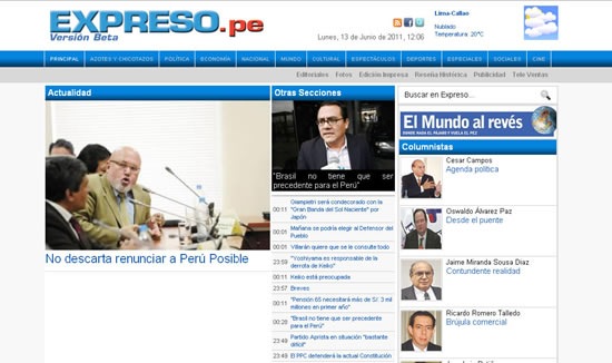 periodicos-peruanos-online-expreso